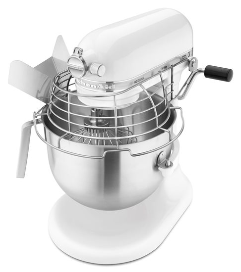 Mixer cu bol 6.9L, Professional, White - KitchenAid