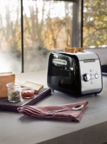 Prajitor de paine 2 sloturi 1100W, Onyx Black - KitchenAid