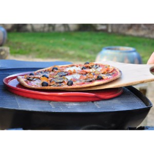 Tava pizza, ceramica, 40cm, Burgundy - Emile Henry