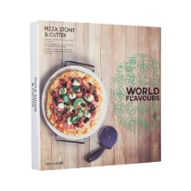 Set preparare si servire pizza, 32 cm, ceramica - Kitchen Craft