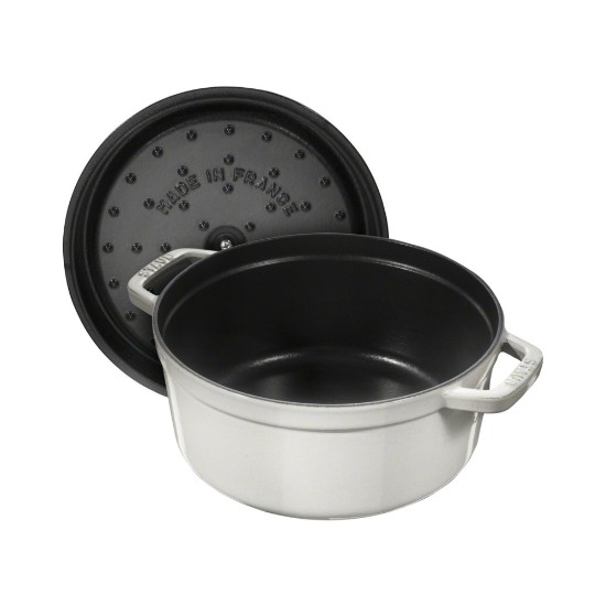 Oala Cocotte fonta, 24cm/3,8L, White Truffle - Staub