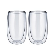 Set 2 pahare latte macchiato, cu perete dublu, 400ml - Westmark