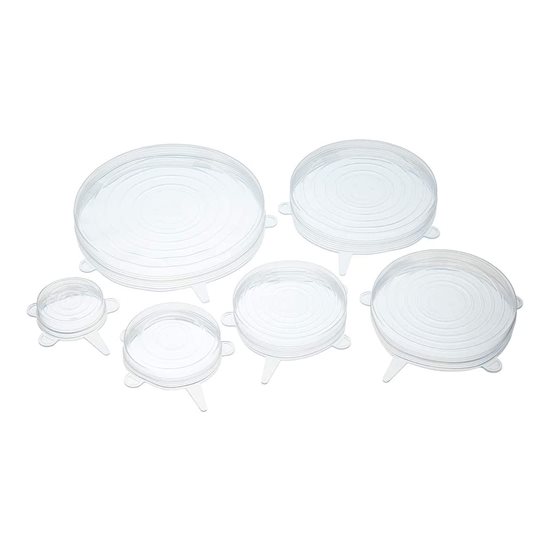 Set 6 capace flexibile, din silicon - Kitchen Craft