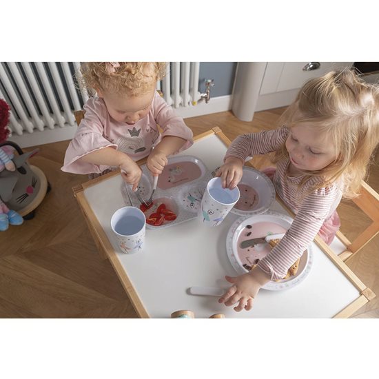 Platou servire copii compartimentat 24 x 21,5 cm, melamina - Kitchen Craft