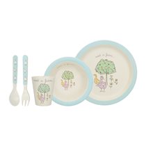 Set servire copii 5 piese "On the farm Duck" - Kitchen Craft