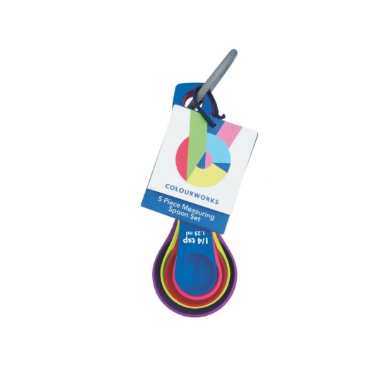 Set 5 lingurite de masurare, plastic - Colourworks