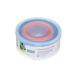 Set 6 forme prajituri, forma rotunda, plastic - Kitchen Craft