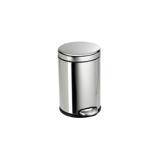 Mini cos de gunoi, rotund, 4,5 L, Stainless Steel - simplehuman