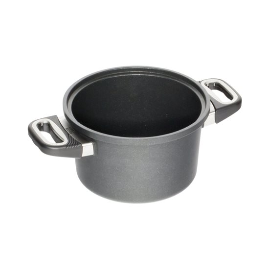 Set 3 piese pentru gatit la aburi, aluminiu, 20cm/3L - AMT Gastroguss