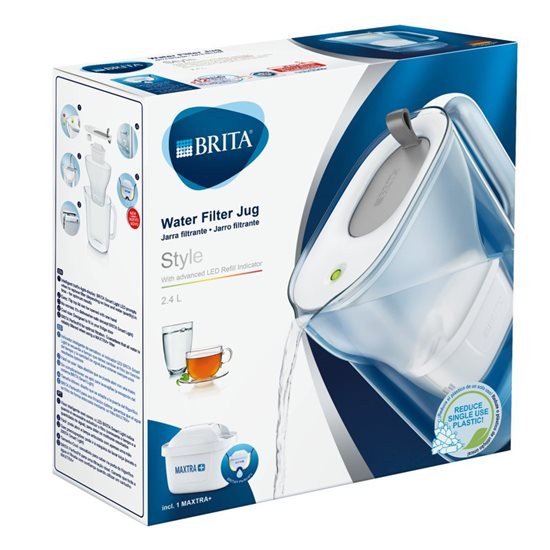 Cana filtranta BRITA Style 2,4L Maxtra+ (grey)