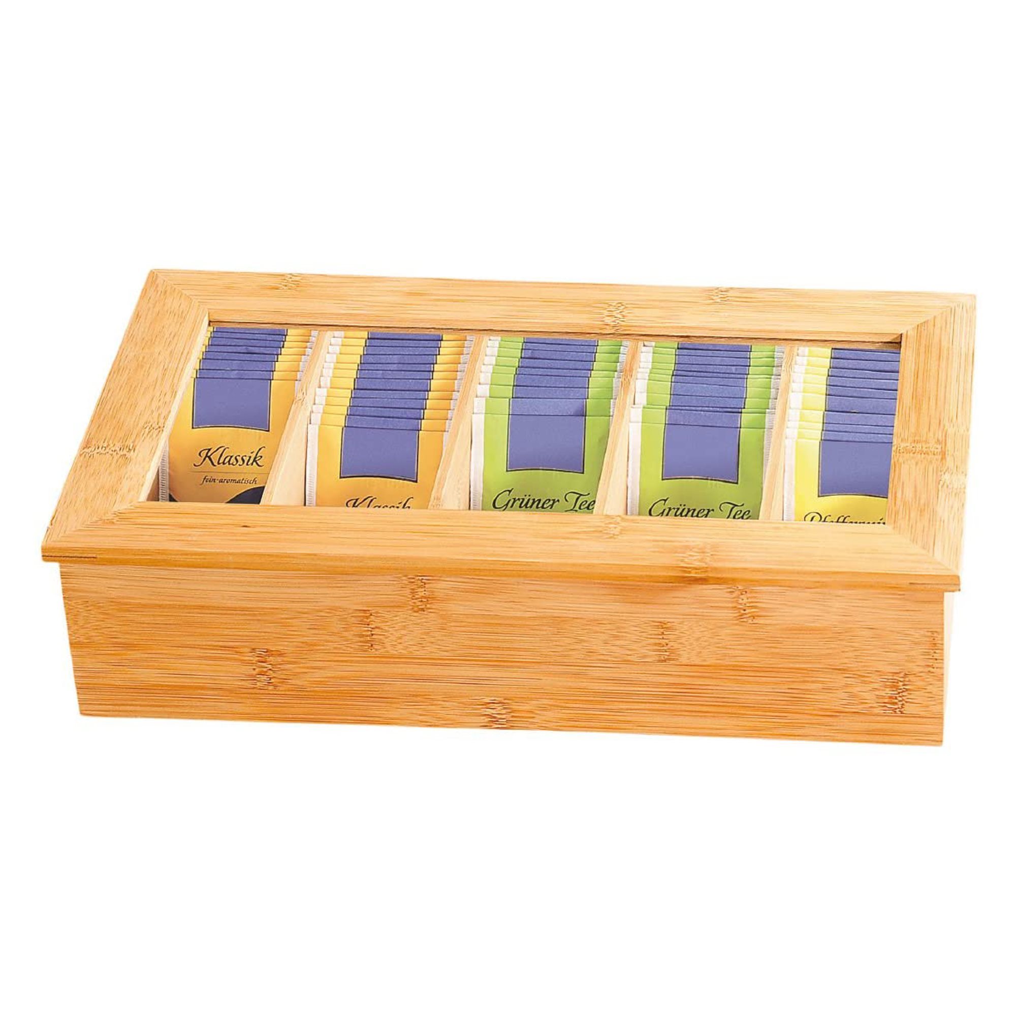 renewable resource library Moderate Cutie pliculete ceai, 36 x 20 cm, bambus - Kesper | KitchenShop