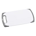 Tocator plastic, 40 x 24,5 cm, grosime 1 cm, Alb/Gri - Kesper