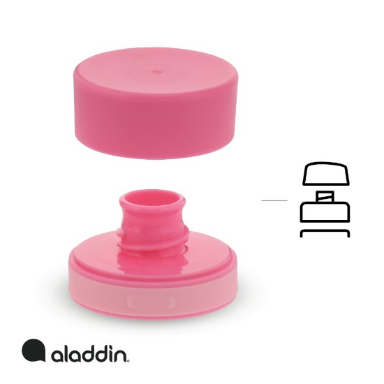Sticla plastic, 350ml, "Aveo", Roz - Aladdin