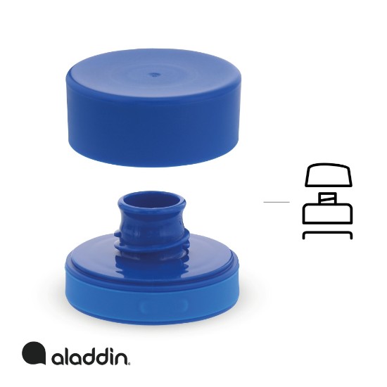 Sticla plastic, 350ml, "Aveo", Albastru- Aladdin