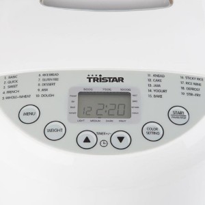 Masina de paine, 550W, Alb - Tristar