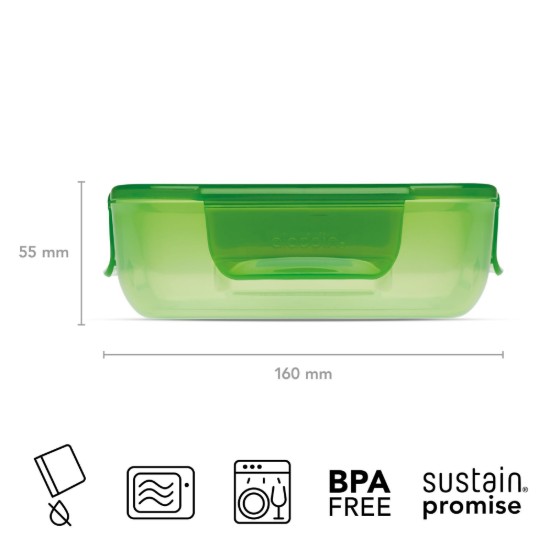 Caserola, plastic, 700ml,  "Easy-Keep", Verde - Aladdin