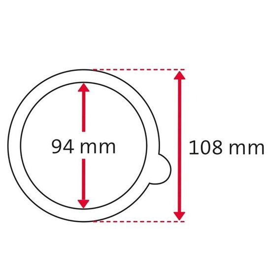 Set 6 garnituri pentru borcan, 108 mm - Westmark