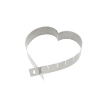 Forma ajustabila prajituri, inima, inox, 12-26 cm - Westmark