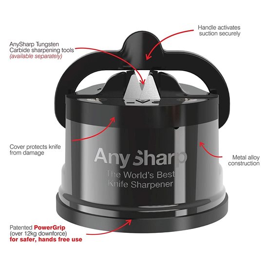 Ascutitor de cutite Pro Chef Metal, Wolfram - AnySharp