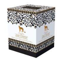 Cana portelan, 350ml, cu capac si infuzor, Atmosphere Savana", portelan - Nuova R2S