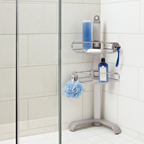 Suport pentru accesorii baie, aluminiu anodizat - simplehuman