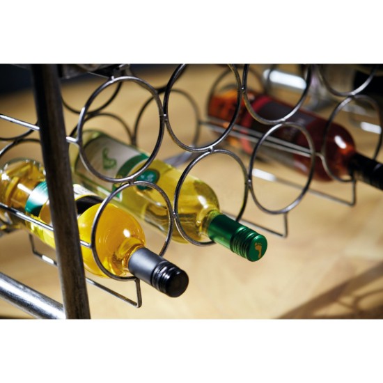 Carucior pentru bar, otel carbon, "Home Bar Drinks" - BarCraft