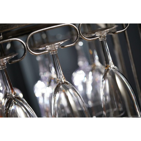 Carucior pentru bar, otel carbon, "Home Bar Drinks" - BarCraft