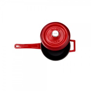 Cratita sos, fonta, 18cm/3,2L, "Trendy", Rosu - LAVA