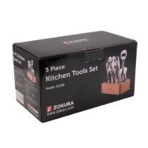 Set ustensile bucatarie, 5 piese - Zokura