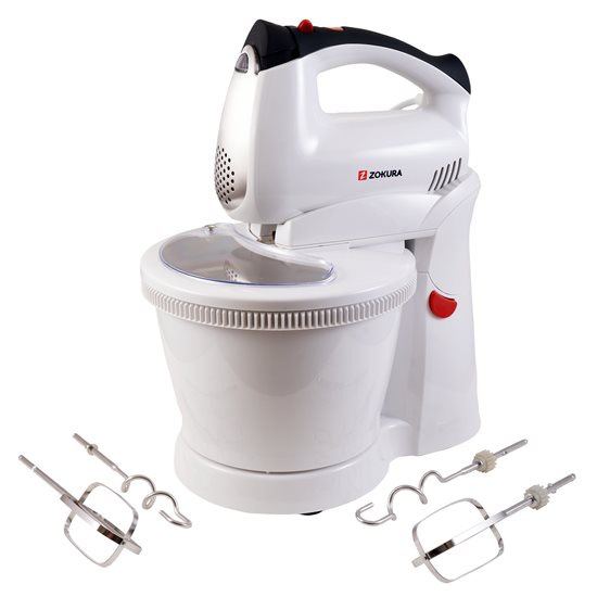 Mixer de mana cu bol 400 W, 2,5L - Zokura