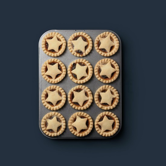 Tava pentru mini-tarte, otel, 32 x 24 cm, "Master Class" - Kitchen Craft
