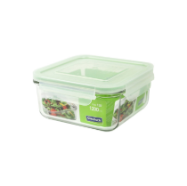 Caserola patrata, sticla, 1200ml - Glasslock