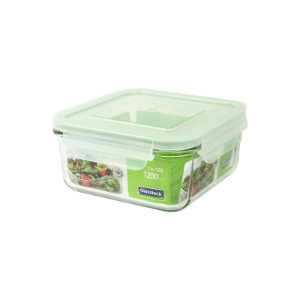 Caserola patrata, sticla, 1200ml - Glasslock
