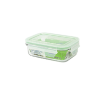 Caserola dreptunghiulara, sticla, 400ml - Glasslock