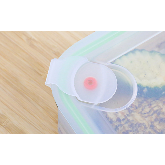 Caserola dreptunghiulara, sticla, 400ml, "Air-Type"  - Glasslock