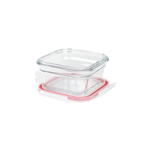 Caserola patrata, sticla, 400ml - Glasslock