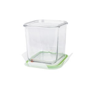 Caserola patrata, sticla, 920ml, "Air Type" - Glasslock