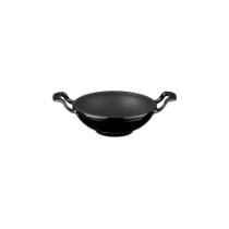 Tigaie wok, fonta, 16 cm, Negru - LAVA