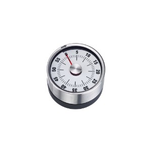 Cronometru mecanic "Futura", inox - Westmark