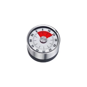 Cronometru mecanic, inox, "Futura" - Westmark