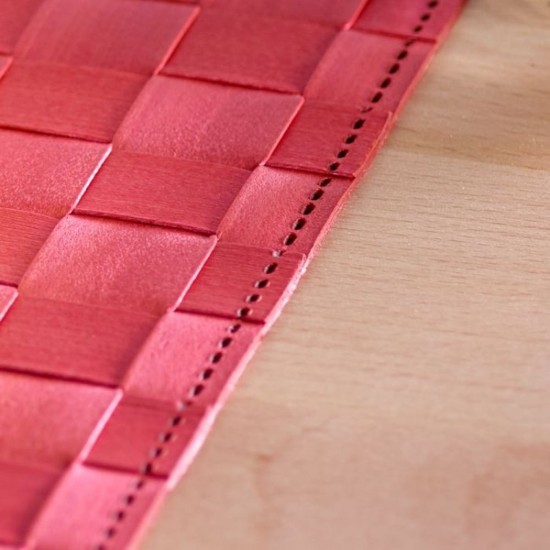 Suport farfurii (napron) "Classic 101", 40 x 30 cm, rosu rubin - Saleen