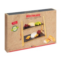 Etajera servire cu 2 nivele, 35,5 x 22 x 27 cm, ardezie - Westmark