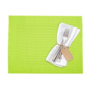 Suport farfurii (napron) "Rahmen", 42 x 32 cm, vinil, lime - Saleen