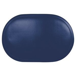 Suport farfurii (napron) oval, 45,5 x 29 cm, vinil, Albastru-cobalt, "Fun" - Saleen