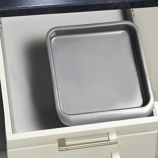 Set tavi antiaderente, 7 piese, otel carbon, "Master Class" - Kitchen Craft