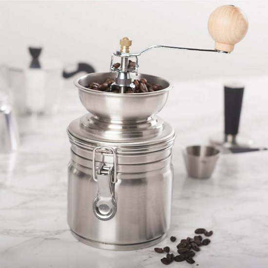 Rasnita manuala cafea, inox - La Cafetiere