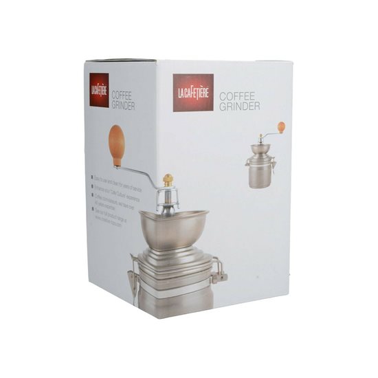 Rasnita manuala cafea, inox - La Cafetiere