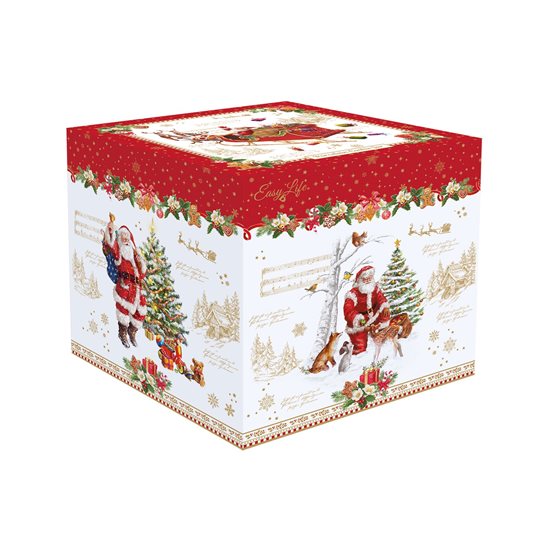 Borcan pentru fursecuri, portelan, 18 x 23 cm "CHRISTMAS MEMORIES" - Nuova R2S