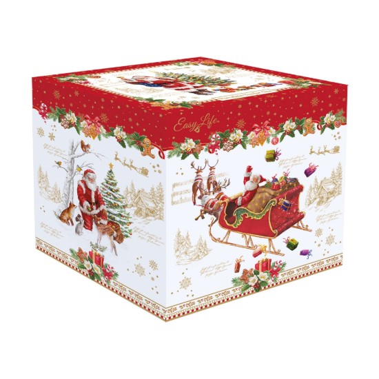 Set servire ceai, , portelan, 450 ml, "CHRISTMAS MEMORIES" - Easy Life