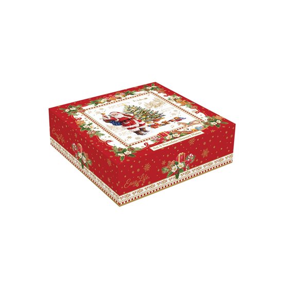 Set 4 farfurii desert "CHRISTMAS MEMORIES", 16 cm, portelan - Nuova R2S